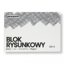 Penword Blok rysunkowy A4 bia�y 110g 20 kartek