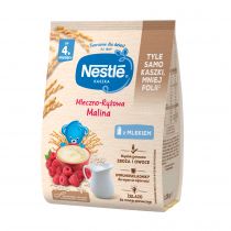 Nestle Kaszka mleczno-ryżowa malina dla niemowląt po 4 miesiącu 230 g