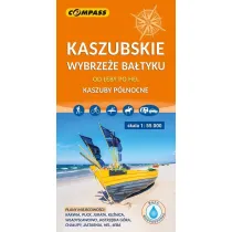 Kaszubskie wybrze�e Ba�tyku &ndash; od �eby po Hel. Mapa turystyczna w skali 1:55 000 (wersja wodoodporna)