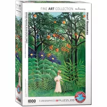 Puzzle 1000 el. Kobieta w egzotycznym lesie, Henri Rousseau Eurographics