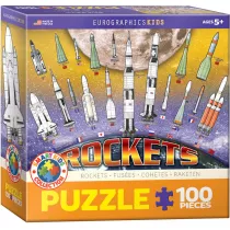 Puzzle 100 el. Smartkids Rocket Eurographics