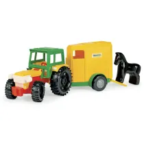 Traktor z przyczep na konia Wader