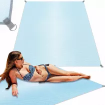 Mata plaowa koc na pla sand free XXL 200x200cm