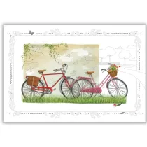 DaVinci Karnet 12x18cm + koperta Rowery