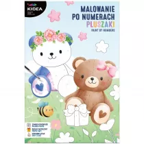 Derform Malowanie po numerach Misie KIDEA