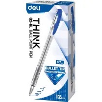 Deli D�ugopis Think 0,7 mm niebieski 12 szt