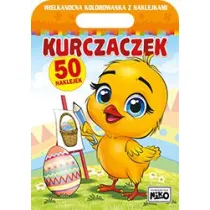Kurczaczek. Wielkanocna kolorowanka z naklejkami