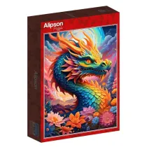 Puzzle 1000 Kolorowy Smok Alipson