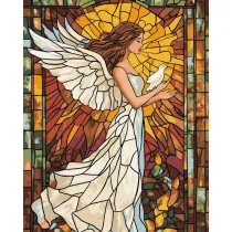 Ideyka Malowanie po numerach - Witra� Stra�niczka 40x50cm