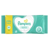 Pampers Chusteczki nawil�ane piel�gnacyjne Sensitive 80 szt.