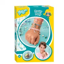 Zestaw do robienia bransoletek Pretty Pony konie Totum