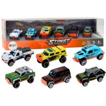 Zestaw metalowych autek terenowych 1:64 LeanToys