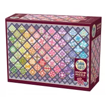 Puzzle 2000 el. Tczowy patchwork Cobble Hill