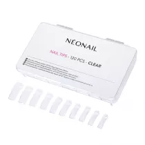 NeoNail Nail Tips przezroczyste tipsy z dug kieszonk 120szt 120 szt.