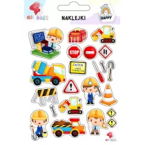 All4Kids Naklejki dla dzieci Na budowie