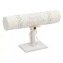 Atmosphera Tekstylny stojak na biuteri Flowers
