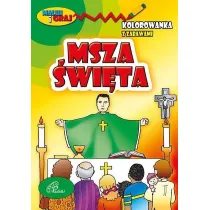 Kolorowanka z zabawami. Msza �wi�ta