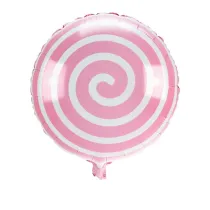 Balon foliowy lizak jasnor�owy