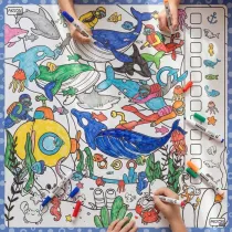 Mata sucho�cieralna Podwodny �wiat 100x100cm Akson
