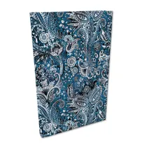 Bee-bee Notes A5 Soft Touch Ornament Blue kratka