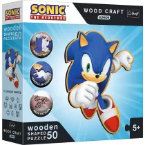 Puzzle drewniane 50 Sprytny Sonic TREFL