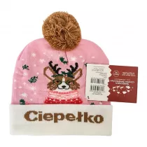 Czapka LED. Ciepeko