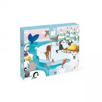 Puzzle sensoryczne Lodowa kraina Janod