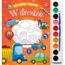 Malowanie farbkami. W drodze