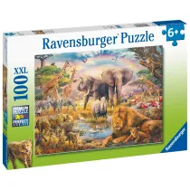 Puzzle 100 el. XXL Dzikie zwierz�ta Ravensburger