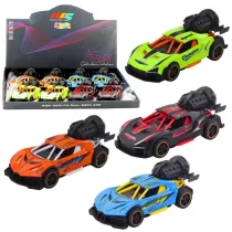 Wy�cig�wka z nap�dem �wiat�o d�wi�k dym MIX LeanToys