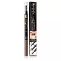 Eveline Cosmetics Brow Styler Multifunction 3w1 kredka do brwi 01 Medium Brown 1.2 g