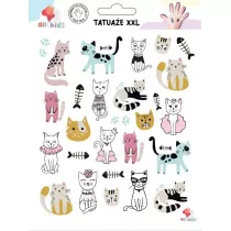 Tatuae zmywalne dla dzieci Kotki XXL All4Kids