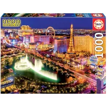 Puzzle 1000 el. fluorescencyjne Las Vegas Educa