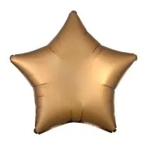 Amscan Balon foliowy Lustre satynowy z�oty gwiazda luzem