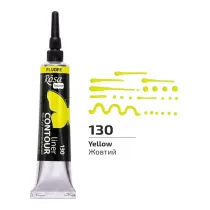 Rosa Farba akrylowa kontur universal fluor yellow 20ml