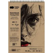 Szkicownik A4/60K M�ody Artysta HAPPY COLOR