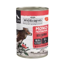 Wiejska Zagroda Karma mokra dla psa Monobiakowa Woowina (dorosy) 400 g