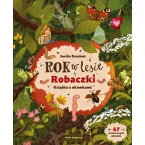 Rok w lesie. Robaczki. Ksika z okienkami