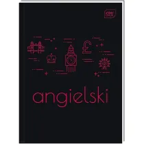 Interdruk Brulion A5 M 70g Angielski kartka 80 kartek 5 szt.