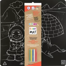 Strigo Funny Mat Black - Biegun + kreda 40x40 cm