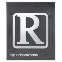 If Metalowa zakadka - Litera R Clip-on