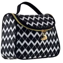 Inter Vion Black & White Kufer kosmetyczny z klapk�