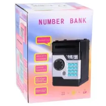 Sejf elektroniczny bankomat na PIN z�ot LeanToys