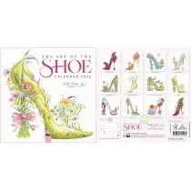 Kalendarz 2026 �cienny kwadrat The Art of the Shoe