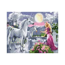 Twoje Hobby Plakaty Malowanie po numerach - Jednoro�ec 40 x 50 cm