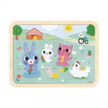 Drewniane puzzle Farma Janod