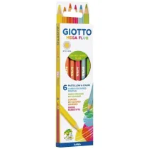 Kredki Mega Fluo 6 kolor�w GIOTTO