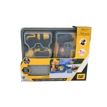 CAT pojazdy budowlane + masa plastyczna w walizce Funrise Toys