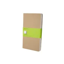 Zeszyty Cahier Jurnals Moleskine hawana czysty 80 kartek 3 szt.