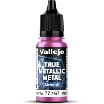 Vallejo: 77.167 - True Metallic Metal - Airbrush - Crimson Magenta (18 ml)